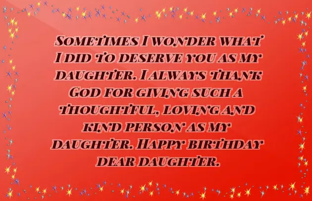 Happy Birthday My Angel Daughter