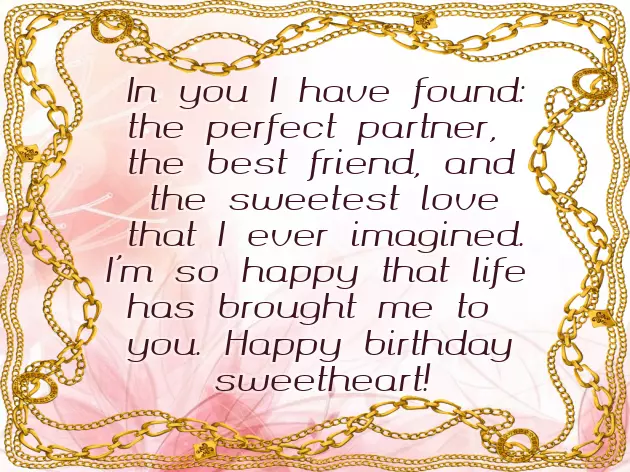 Wonderful Birthday Wishes For Wife