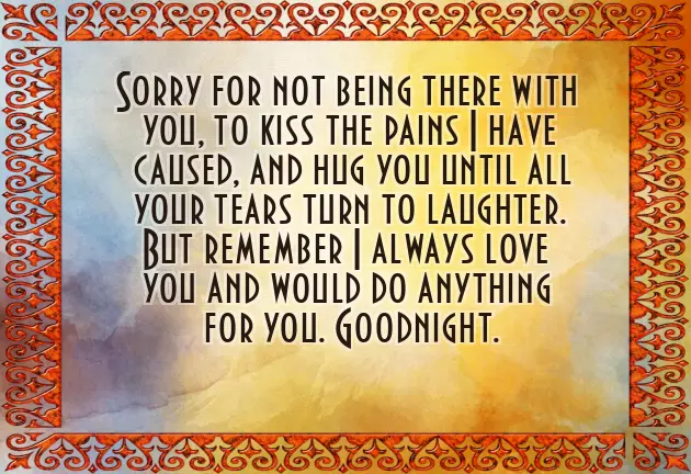 Good Night Love For Wife