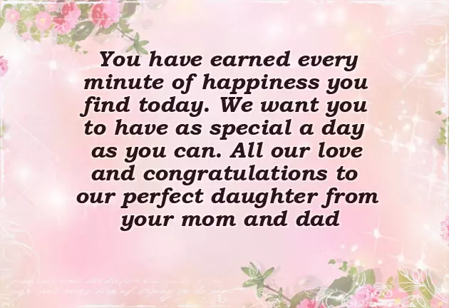 Wedding Wishes For Friends Daughter