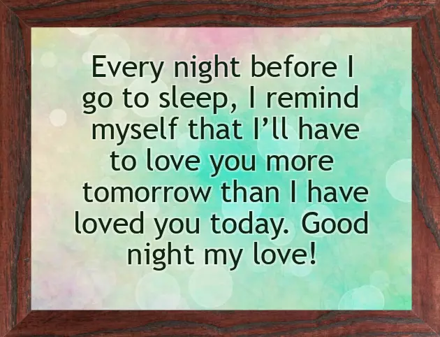 English Good Night Wishes