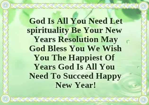 Christian New Year Greetings