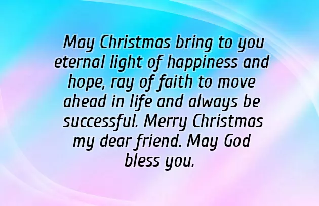 Merry Christmas To A Good Friend