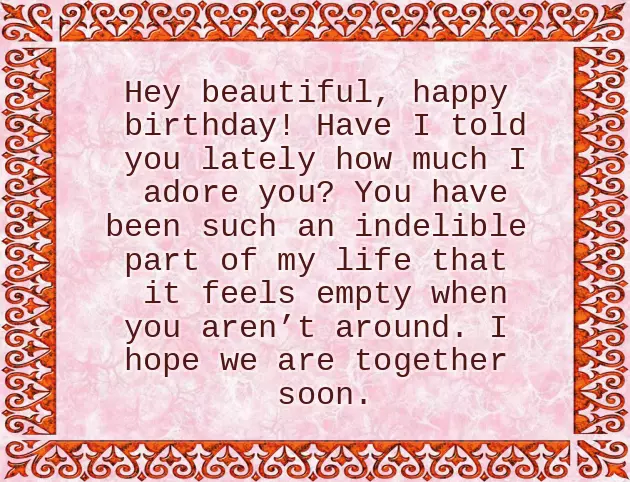 Best Wishes For Your Girlfriend Birthday