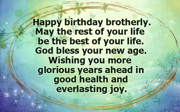 Happy Birthday Wishes For Brother