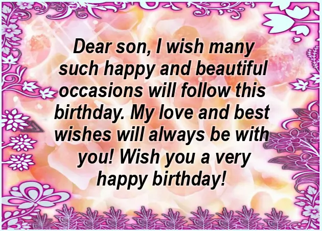 Elder Son Birthday Quotes