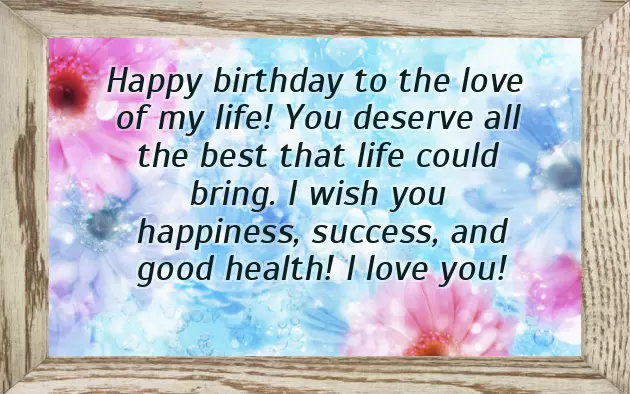 Sweetheart Birthday Wishes For Girlfriend