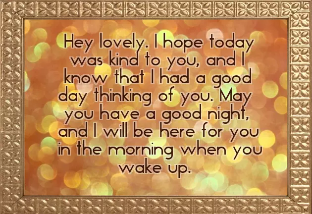 Warm Good Night Wishes