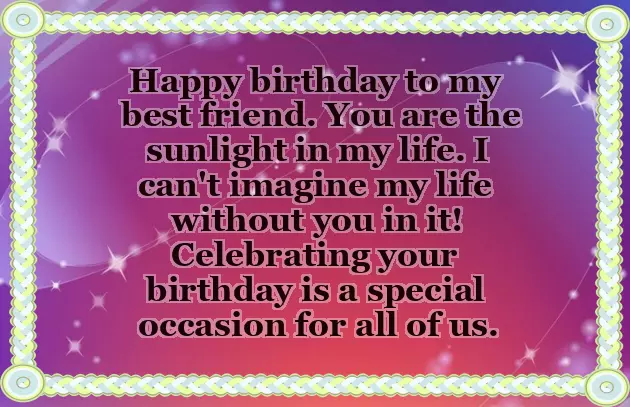 Birthday Wishes To My Best Friend Girl Birthday Wishes To My Best Friend Girl