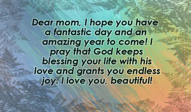 Caption For Happy Birthday Mom