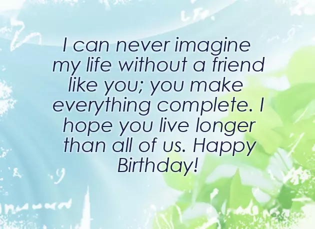 Birthday Wishes For A Friend