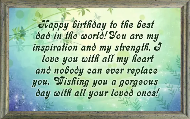 Nice Birthday Wishes For Dad