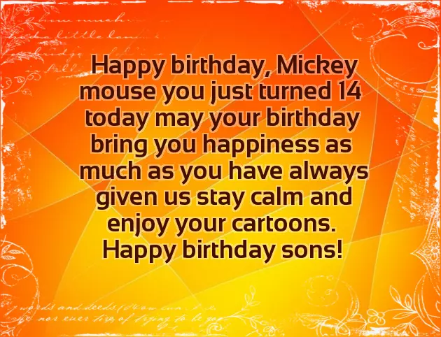 To My Son Birthday Wishes