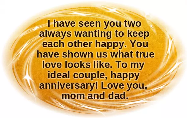 Wedding Anniversary Greetings For Parents