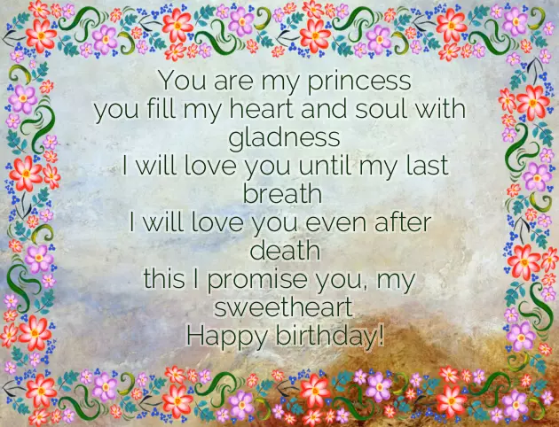 Birthday Wish For Lovely Wife