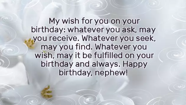 Nephew Birthday Wishes Quotes Nephew Birthday Wishes Quotes
