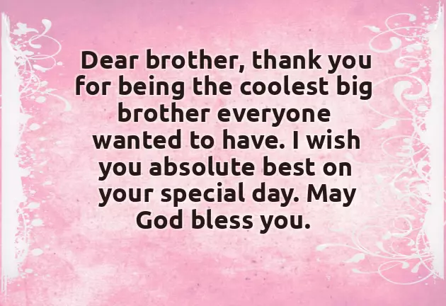Blessing For Brother Birthday