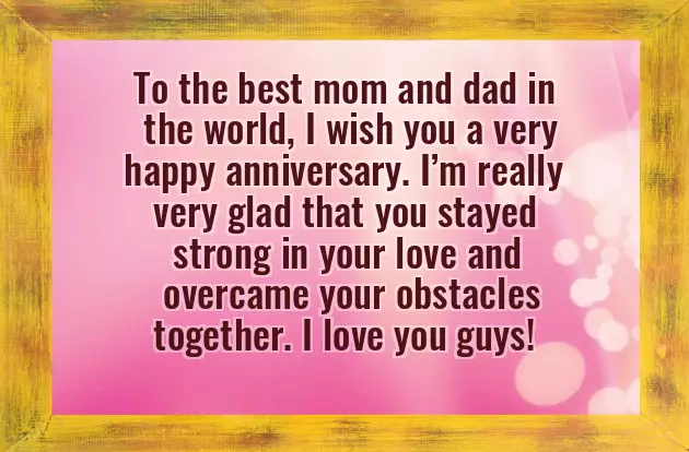 45Th Anniversary Wishes For Parents