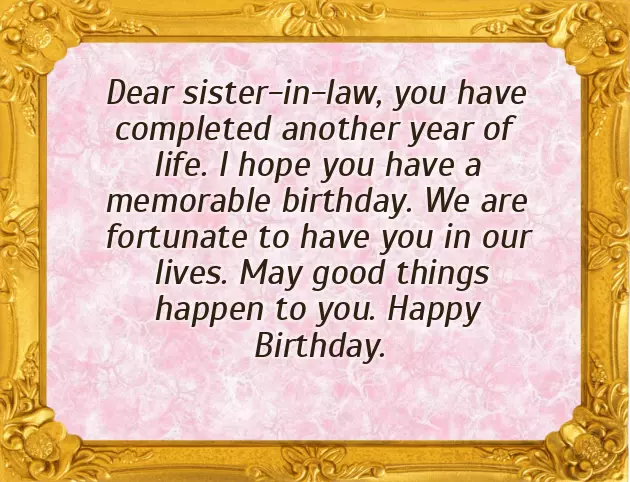 My Sweet Sister Birthday Wishes
