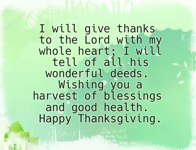 Thanksgiving Wishes To Family And Friends