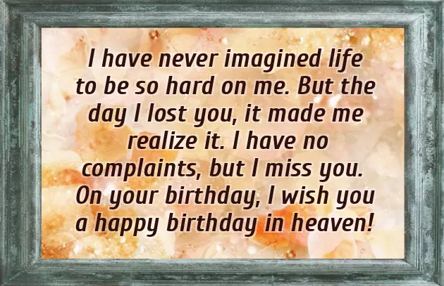 Birthday Wishes To Heaven Birthday Wishes To Heaven