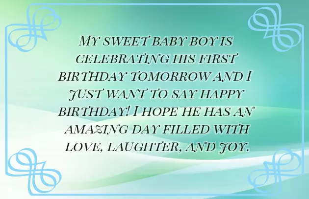 Birthday Blessing For Little Boy
