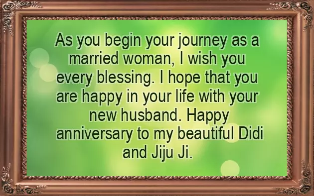 Happy Anniversary Wishes Di And Jiju