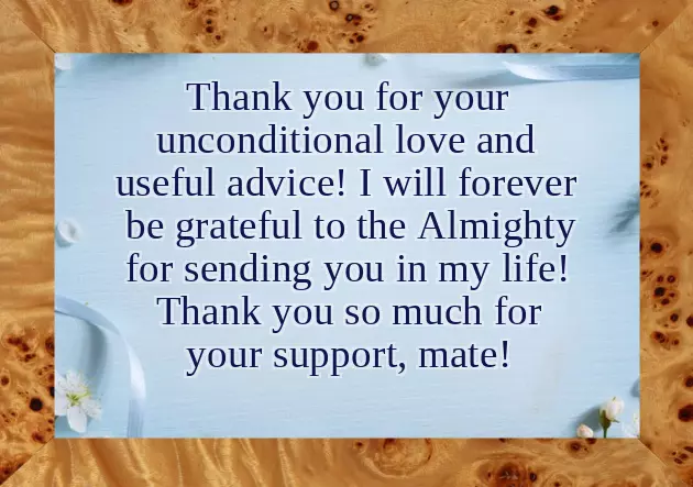 Thank You For All Warm Wishes