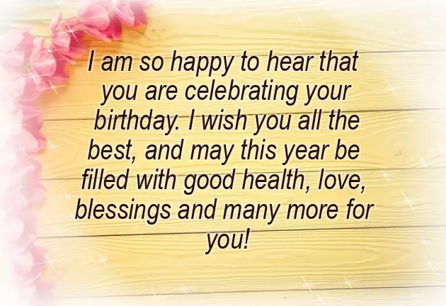 Happy Birthday Health Wishes