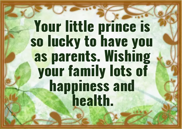 New Born Baby Wishes To Friend