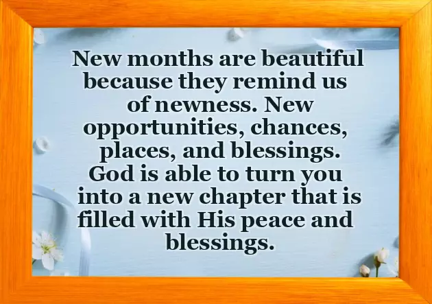 Happy New Month Text