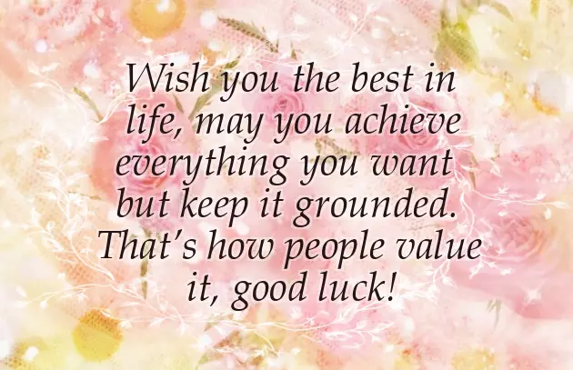 Wishes Of Good Luck