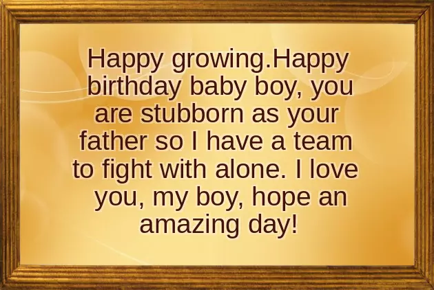 1St Birthday Wish For Boy