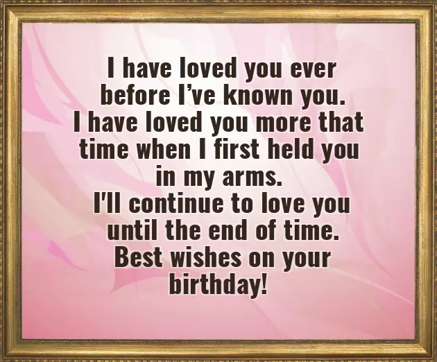 Birthday Wishes For Daughter In English