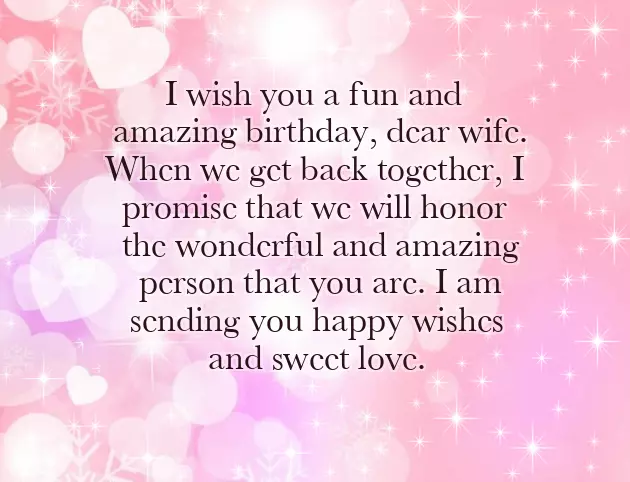 Happy Birthday From Wife