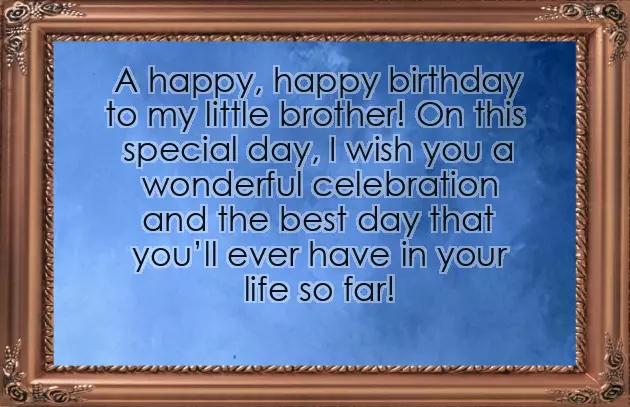 Happy Birthday Brother Quotes In English