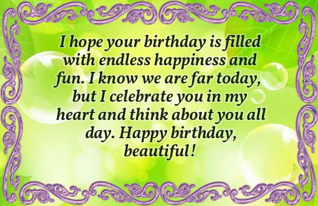 In Advance Birthday Wishes To Girlfriend