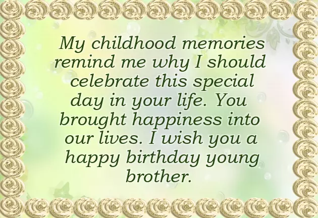 Happy Birthday To My Not So Little Brother Happy Birthday To My Not So Little Brother