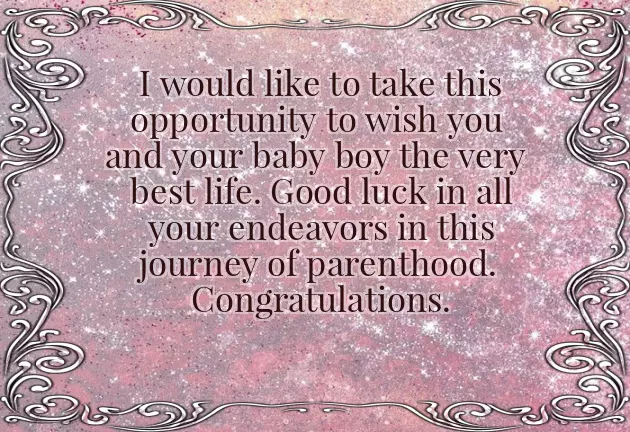 Congratulations On The New Arrival To Your Family