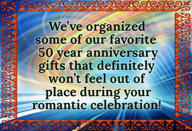 50Th Anniversary Gifts