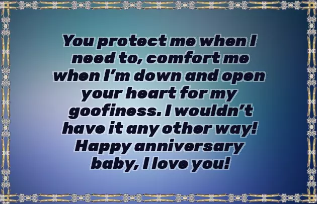 Anniversary Thoughts For Hubby