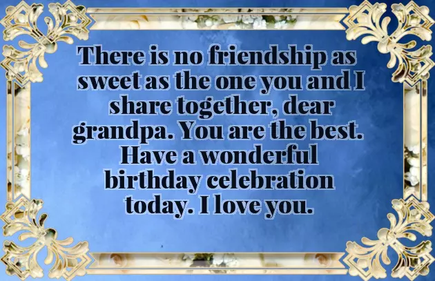 Happy Birthday To My Grandfather