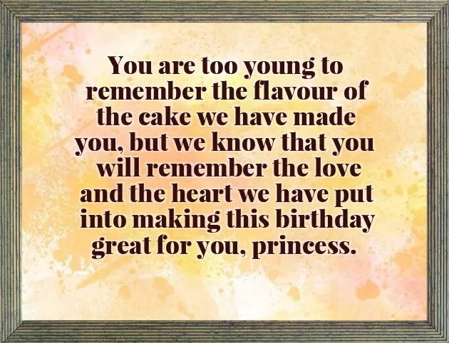 1St Birthday Girl Wishes