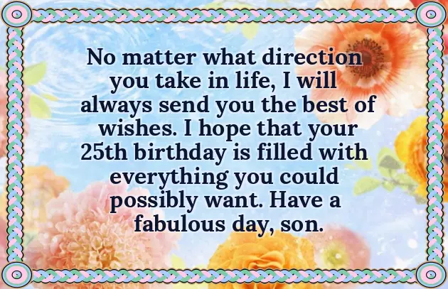 Birthday Wish To Son From Dad Birthday Wish To Son From Dad
