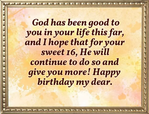 Sweet 16 Wishes For Daughter