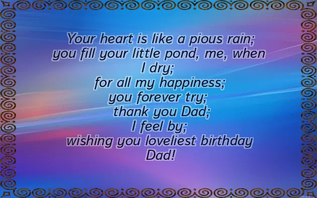 Birthday Wishes For Father