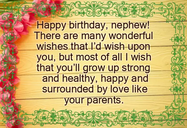 Birthday Wishes For Your Nephew
