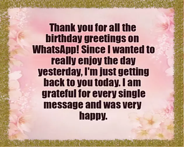 Thanks You Quotes For Birthday Wishes Thanks You Quotes For Birthday Wishes
