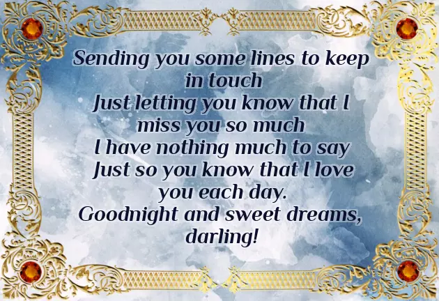 Goodnight Greetings For Her