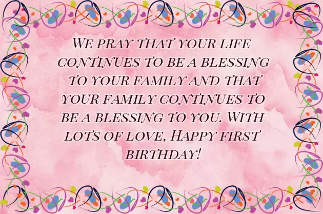 Birthday Wishes For One Year Old Son